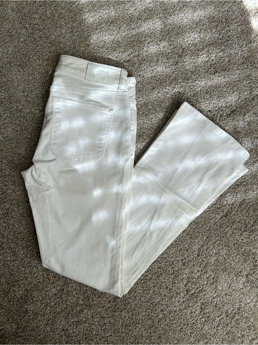 Ralph Lauren white bootcut jeans size 6